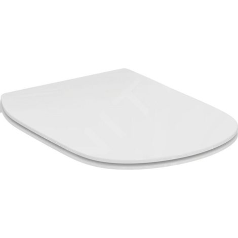 Ideal Standard – Abattant de WC SoftClose blanc – Dimensions 365 x 450 x 25 mm – Confort silencieux et sécurisé – Pour installation facile - T552201 (1/5)
