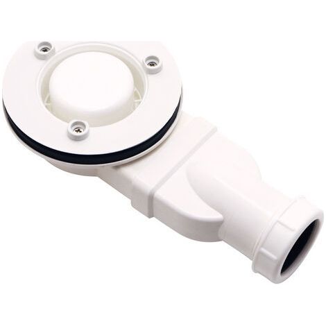 Pour receveur de douche bac à douche extra-plat mod. Salle de douche en plastique anti-odeur ABS vasque plat drain accessoires. blanc (1/4)