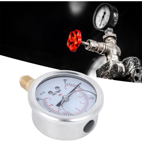 Manomètre radial professionnel TS PGGZ604-7bar 1/4BSP Y60 pour la mesure de pression (1/5)