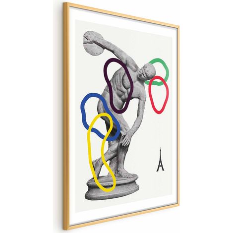 Póster - Collage gráfico - Lanzamiento de disco - Escultura (1/4)
