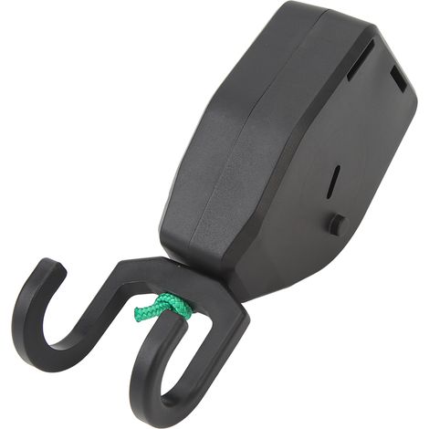 Corde de remorquage pour vélo, en nylon plastique avec ressort, résistance à 136 kg (300 lb), sangle de traction parent-enfant pour vélo en extérieur (1/5)