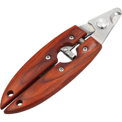 Coupe-ongles professionnel pour animaux, manche en bois, outils de toilettage pour chiens et chats A (1/5)