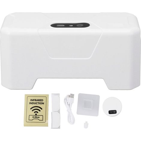 Déclencheur de Chasse d'Eau Automatique avec Capteur Infrarouge et Bouton-poussoir Électrique Intelligent (1/5)