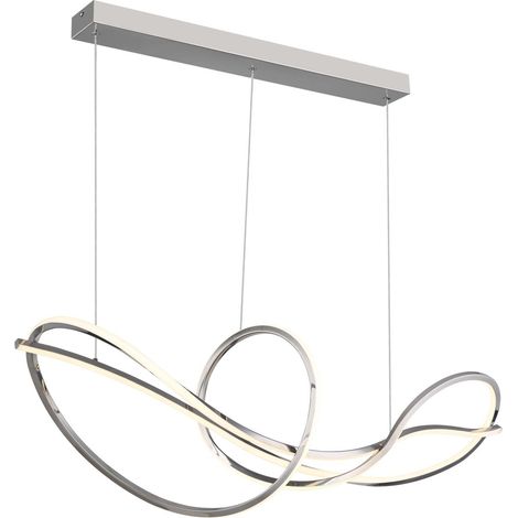 Globo - lampada a sospensione - IDUNA - cromo - metallo - grande