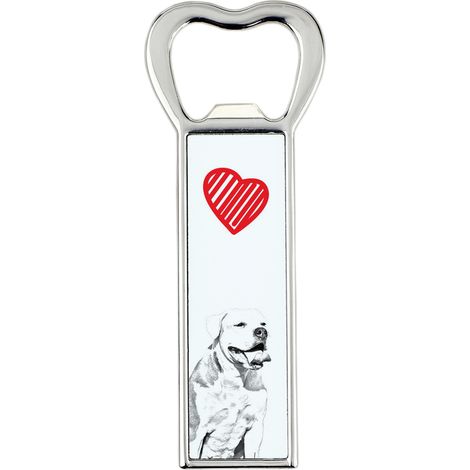Bulldog americano: un abridor de botellas con forma de perro, un abridor de nevera personalizado, un regalo único para hombre de Art-Dog. (1/5)
