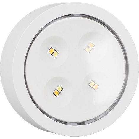 Lampe LED ABS avec télécommande, 3 pièces, lampe de nuit, décoration de la maison, pour armoire de cuisine (1/5)