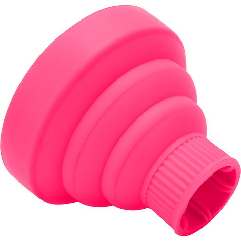 Diffuseur de sèche-cheveux Pliable Universel, Embout Dépliable pour Voyage, Accessoire Portable, Rose (1/5)