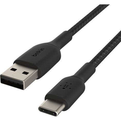 Câble USB C vers USB A noir boost charge 1 m Belkin (1/5)