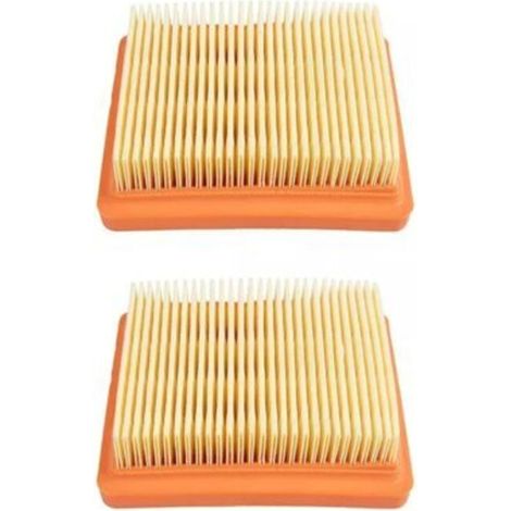 Pack of 2, air filter part 4180-141-0300 compatible with many Stihl string trimmer models for FS89 FS91 FS111 FS131 4180 141 0300