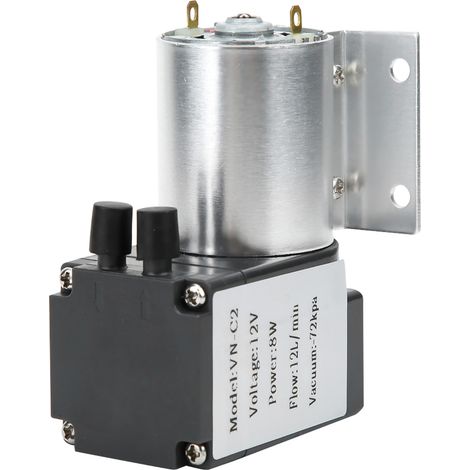 Pompe à vide grande puissance, pompe d'aspiration à pression négative avec support -72 kPa 8 W 12 l/min (DC12 V) (1/5)
