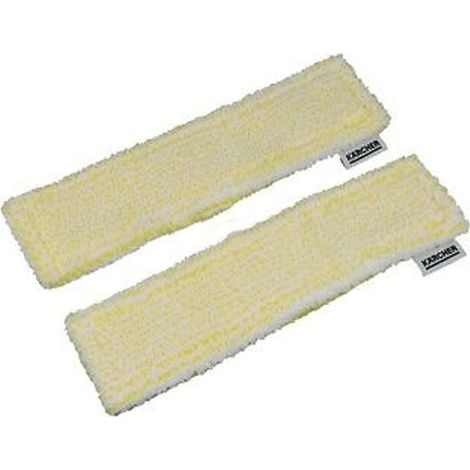 Ersatzteil - Gelbe Mikrofasertücher mit Klettverschluss (2 Stück) -  - KARCHER