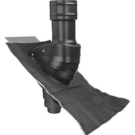 Protection de toit eaux usées Type SDS 100 noire (1/2)