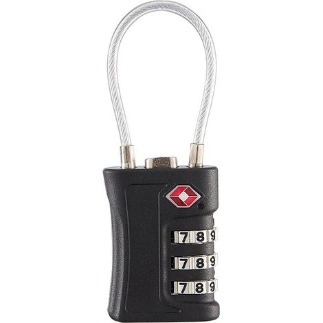 Cadenas à combinaison TSA pour valises, cadenas à code modifiable, cadenas pour valise (1/5)