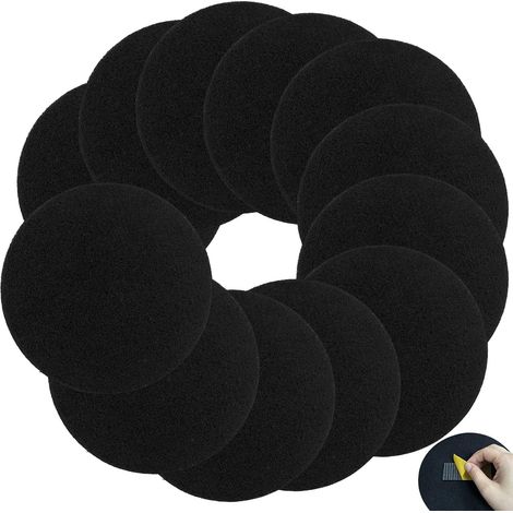 Lot de 12 filtres à Charbon Actif Ronds pour Compost - Filtre à Compost - Filtre de Rechange pour bac à Compost - pour la Cuisine - 18 cm (1/5)