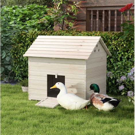 Caseta para patos de madera de abeto 100 x 82,5 x 91 cm HAVRYA (1/5)