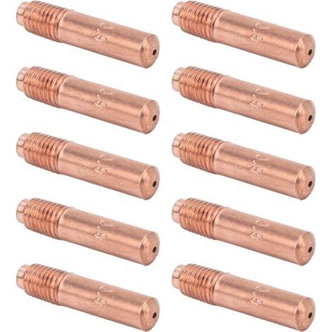 Builles conductrices de 10pcs pour les conseils de contact de soudage MIG Petits accessoires de cuivre 0,9 mm (1/5)