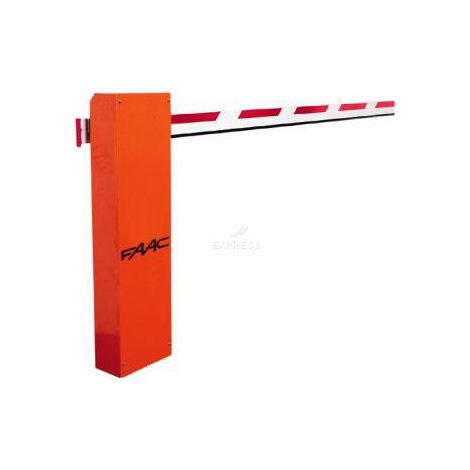 Faac – Barrière levante automatique 230V – Actionneur hydraulique avec verrouillage – Longueur tige max 5m – Temps d'ouverture 5,7s – 104906