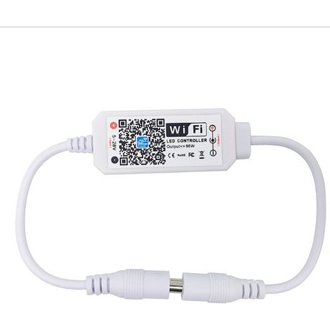 Monochrome LED controller, mini wireless Wi-Fi monochrome controller, light strip controller.
