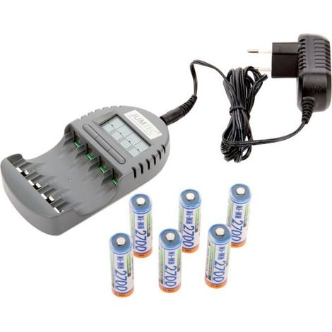 Chargeur Set 2 avec 6 Mignon NimH-Batteries (1/4)