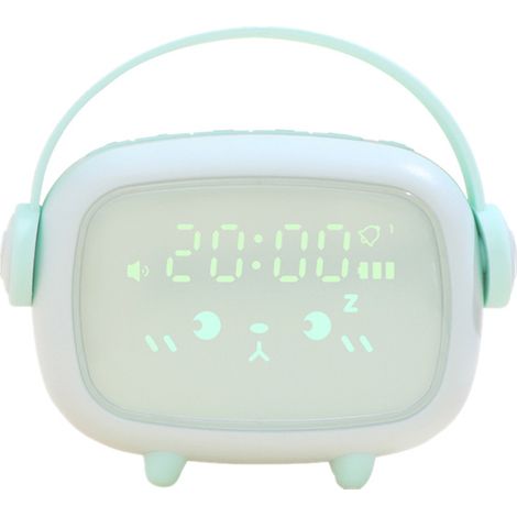 Réveil numérique intelligent avec lumière LED et fonction de charge USB (1/5)