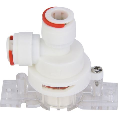 Vanne d'arrêt automatique d'eau DN10 de 9,5 mm (3/8 po) avec protection anti-fuite pour système d'osmose inverse. (1/5)