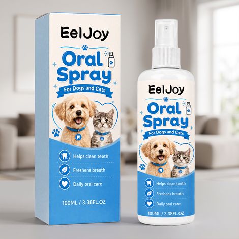 Sanftes Mundspray für Haustiere reinigt das Maul, erfrischt den Atem, geeignet für Katzen und Hunde – 100 ml -- DTEKGAZ (1/5)