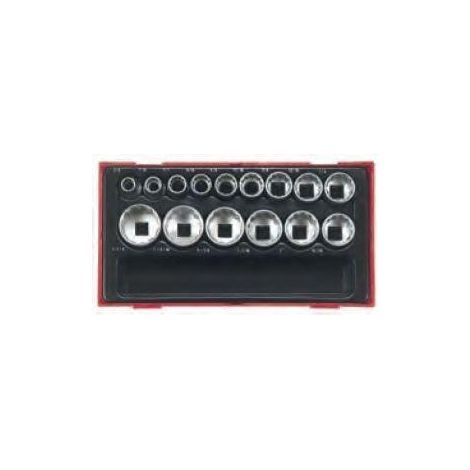 Tengtools TT1215AF Set di chiavi a diedro 15 pezzi