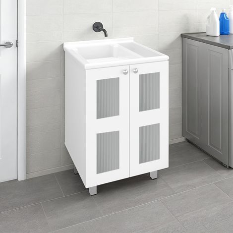 Lavatoio con Mobile da Pavimento TuHome Haysi 88 x 60 x 60 cm (1/5)