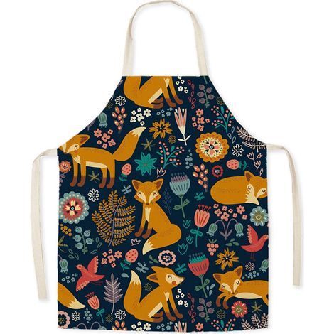 Tablier cuisine en lin - 1 pc, Tablier en lin pour enfants - Naturel (1/2)