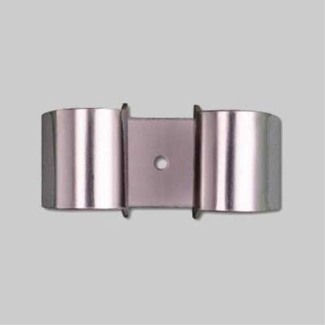 Portascopa a molla in acciaio inox 1 posto (1/2)