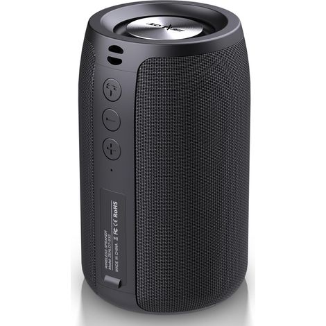 Tragbarer Bluetooth-Lautsprecher, kabellos, IPX5, wasserdicht, mit Subwoofer, höhere Lautstärke 10 W (5 W)