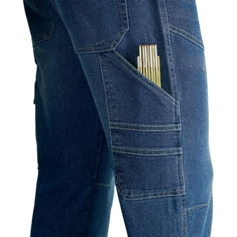 PANTALON JEANS TOURAN BLEU - KAPRIOL L (1/3)