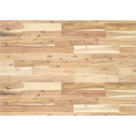 Dessus de bureau non traité 100x70x2 cm bois d'acacia massif