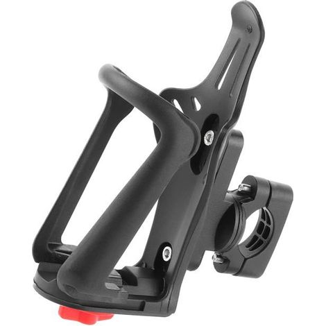 BelleRise - Porte Gourde Bidon Vélo, Support Gourde Route Vélo, Porte-Bidons Bouteille Moto, Bike Water Bottle Holder, Drinks Holder(Noir) (1/5)