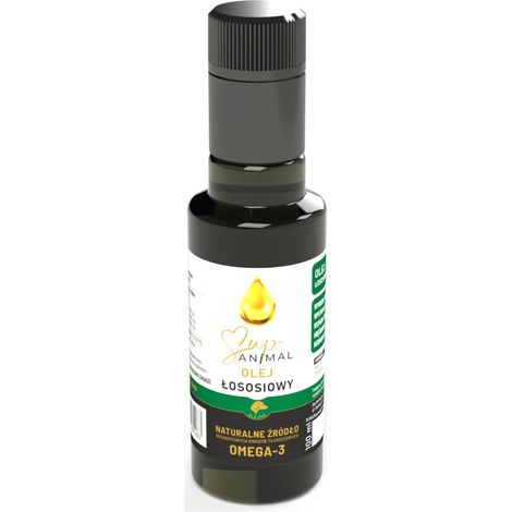 Lachsöl 100 ml Omega 3 SupAnimal Kaltgepresst Immunität und Knochen PSA (1/5)