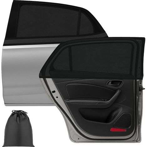 Pare Soleil Voiture Bébé, 2 Pièces Protection UV, Chaussette Fenêtre Voiture Pare Soleil, Compatible avec la Plupart des Voitures (1/5)