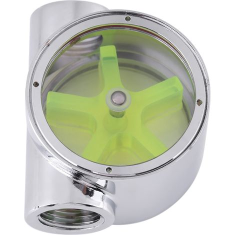 Indicateur de débit pour système de refroidissement liquide pour ordinateur, filetage standard femelle-femelle G1/4" en alliage de tungstène
