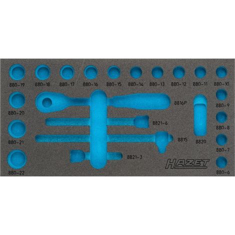Garniture en mousse souple bimatière 163-353L ∙ L x l : 342 mm x 172 mm (1/2)