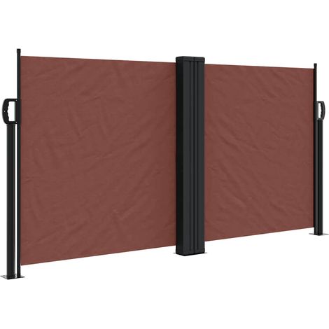 Maison Exclusive - Tenda da Sole Laterale Retrattile Marrone 120x600 cm