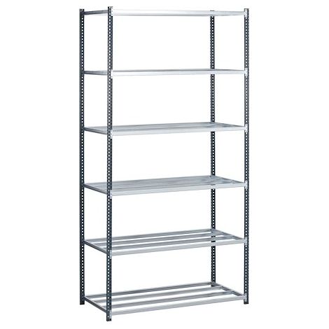 Rayonnages Industri’Pro départ 60 x 250 x 125 cm gris - Maxiburo