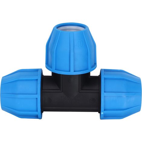 Raccordo a T in plastica PE da 40 mm – raccordo per tubi dell'acqua – accessori di collegamento