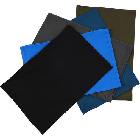 Set mit 5 Sonnenschutz-Gesichtstüchern, eisiger Effekt, winddicht, atmungsaktiv, UV-Schutz, für Outdoor-Aktivitäten (Hals und Gesicht). (1/4)