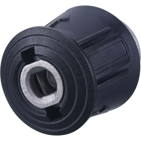 Adaptateur de nettoyeur haute pression pour pistolet et nettoyeur haute pression, compatible uniquement avec tuyau Karcher vers raccord femelle M22 15 mm Crezuo (1/4)