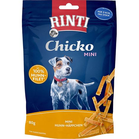 Rinti  Snacks Chicko Mini  Sachet 80g - Poulet 80g