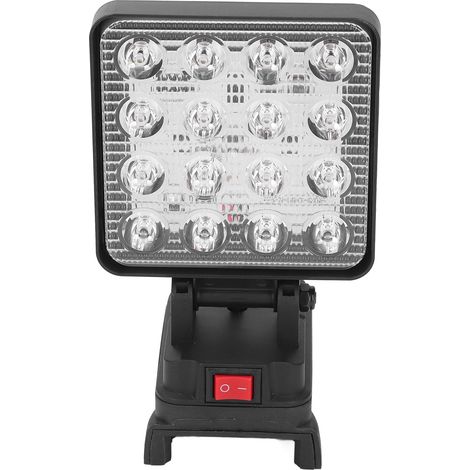 Lampe de travail LED sans fil, Portable, 4 pouces, 16 perles, 18V, lampe mobile Super lumineuse pour l'extérieur, pour batterie Li-Ion 48-11-1820 (1/5)