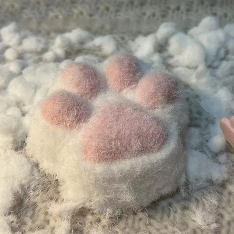 Patte de chat squishy fait main en silicone - Jouet anti-stress à presser - Cadeau mignon