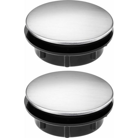 royaluxe -Couvercle de trou de mélangeur de cuisine en acier inoxydable, 2 pièces, couvercle de trou de distributeur de savon 3613 mm (1/5)