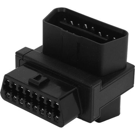 Adaptateur OBD2 16 broches mle à 2 connecteurs répartiteurs Plug and Play femelles pour prolongateur de diagnostic (1/5)