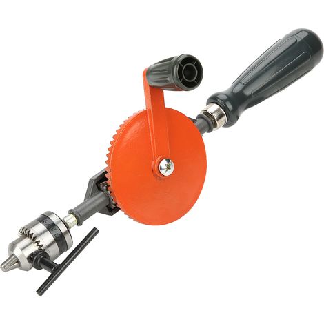 Perceuse manuelle portable à manivelle 1/4" avec double pignon pour bois et plastique (1/5)