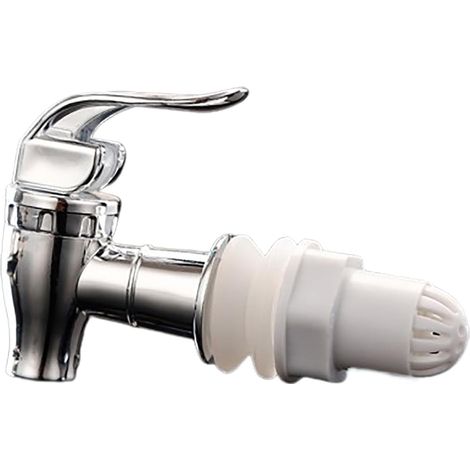 Robinet distributeur de boissons (1 pièce), robinet anti-obstruction, robinet distributeur à bouton-poussoir de rechange pour eau chaude et froide, fermenteur, bière, vin, bouteille de jus, seau (1/5)